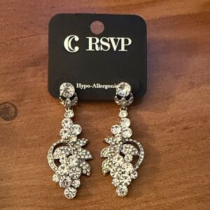 💎 Gorgeous Faux Diamond Rhinestone Drop Earrings